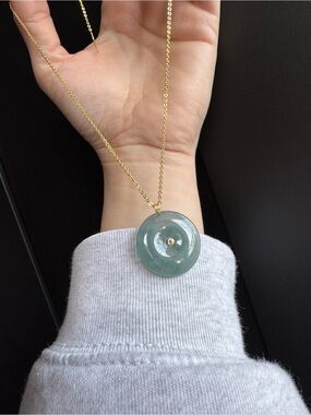 Natural jade pendant